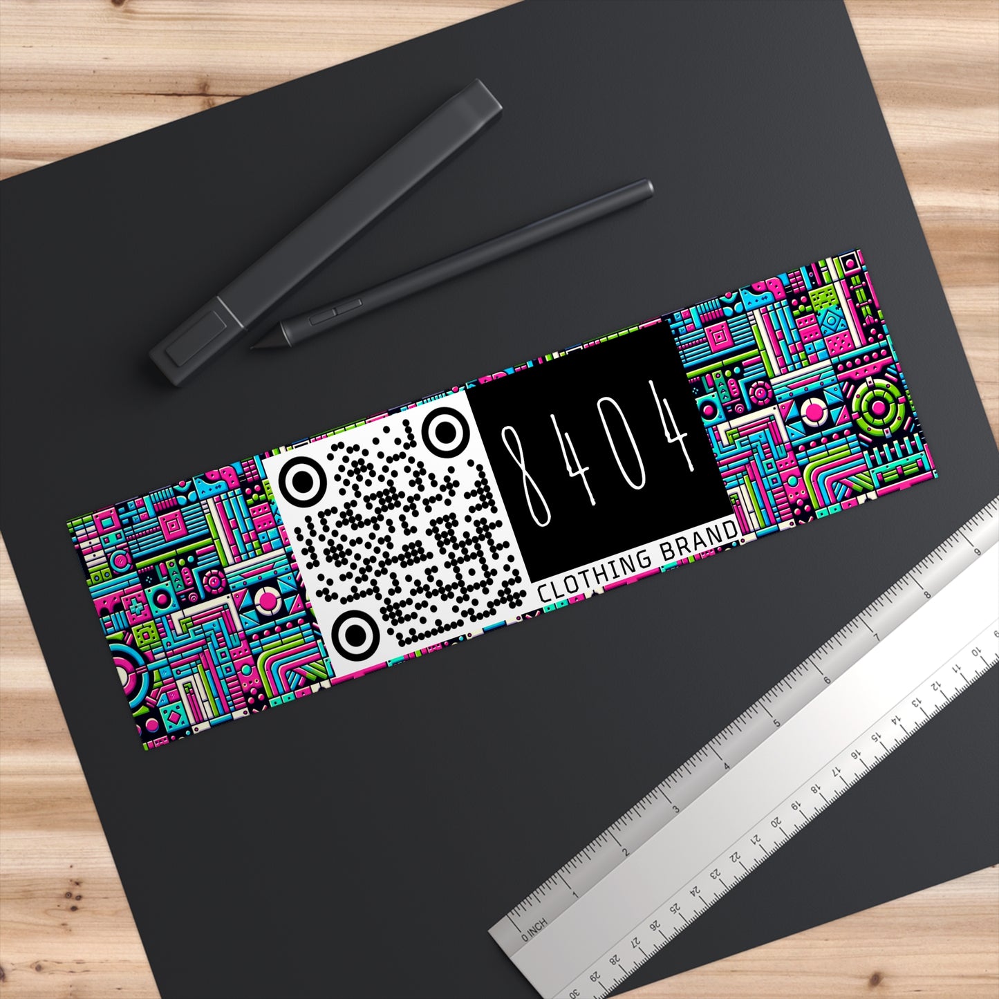 Neon Street Pop Vibrant and Eye-catching Bumper Sticker - 8404 Design-62