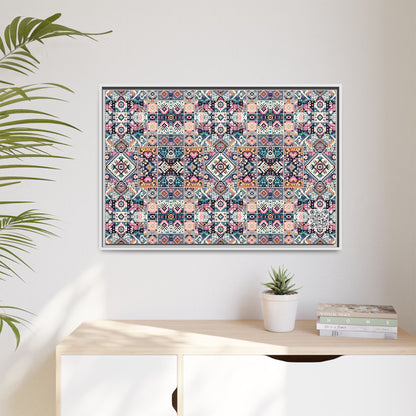 Matte Canvas, Framed (multi-Color) - 8404 Design-01