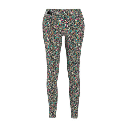 Digital Street Art Urban Street Style Women's Cut & Sew Casual Leggings - 8404 Design-74