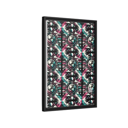 Digital Artistry Digital-native Streetwear Matte Canvas, Framed (multi-color) - 8404 Design-62 B