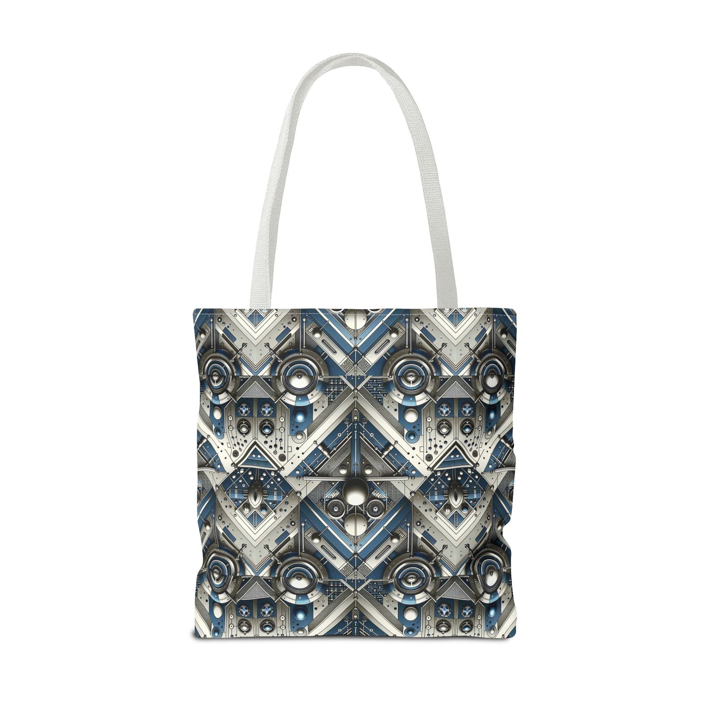 Tech Utility Fusion Tech-Forward Utility With a Futuristic Edge Tote Bag - 8404 Design-63