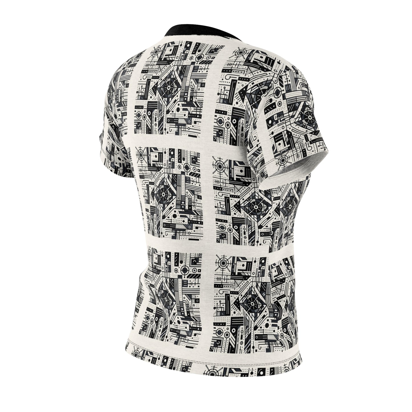 Digital Minimalism Minimalist Tech Women's Cut & Sew Tee - 8404 Design-47