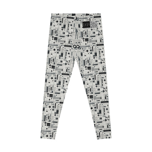 Digital Minimalism Minimalist Tech Stretch Leggings - 8404 Design-53