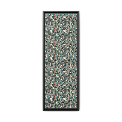 Digital Street Art Urban Street Style Matte Canvas, Framed (multi-color) - 8404 Design-81 B