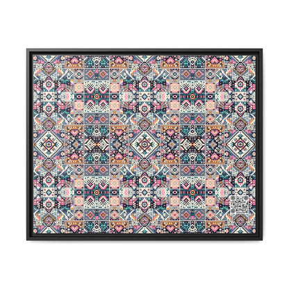 Matte Canvas, Framed (multi-Color) - 8404 Design-01