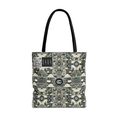 Cyber Garden Party Tech Garden Extravaganza Tote Bag - 8404 Design-54