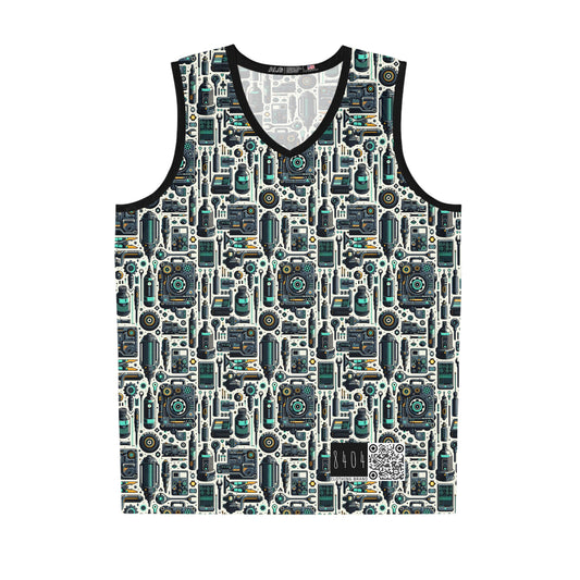 Tech Utility Fusion Modern Tech Streetwear Basketball Jersey - 8404 Design-53