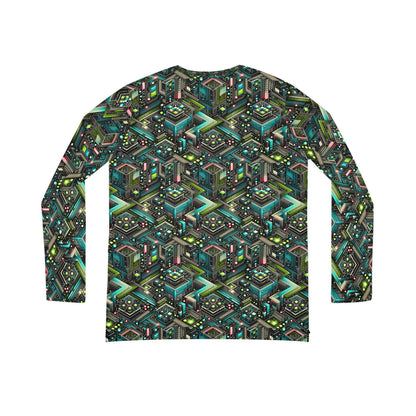 Women's Long Sleeve V-Neck Shirt Future Tech