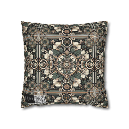 Cyber Garden Party Tech Garden Extravaganza Spun Polyester Square Pillowcase - 8404 Design-66
