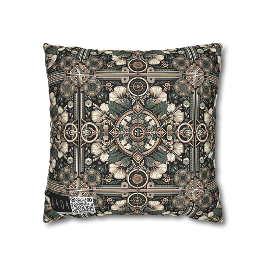 Cyber Garden Party Tech Garden Extravaganza Spun Polyester Square Pillowcase - 8404 Design-66