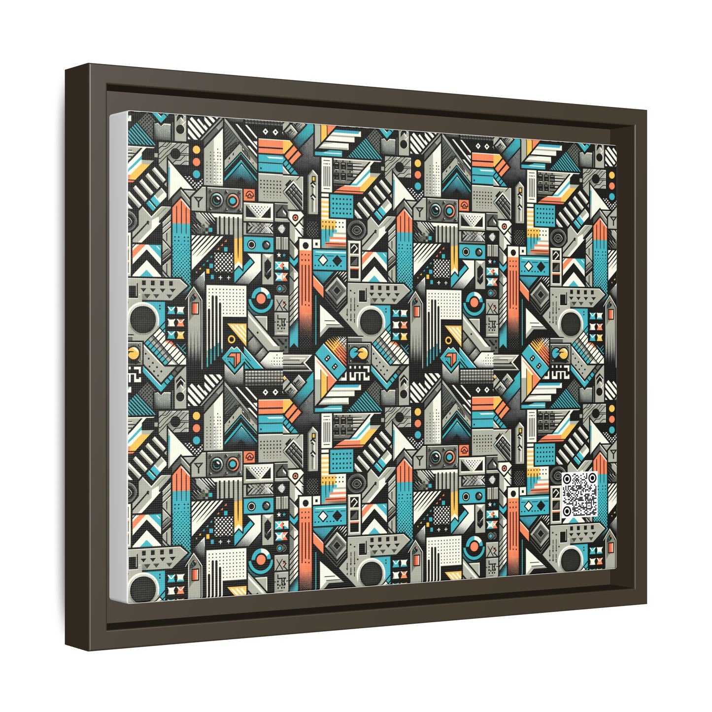 Digital Street Art Urban Street Style Matte Canvas, Framed (multi-color) - 8404 Design-81 A