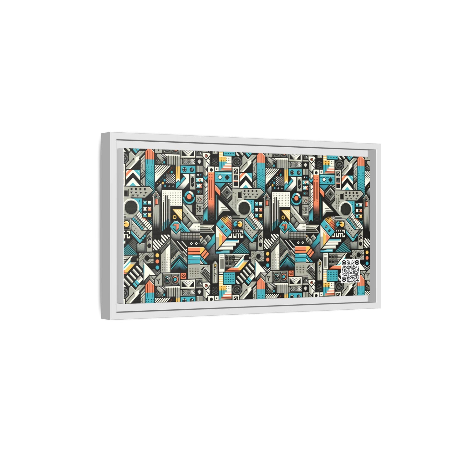 Digital Street Art Urban Street Style Matte Canvas, Framed (multi-color) - 8404 Design-81 B
