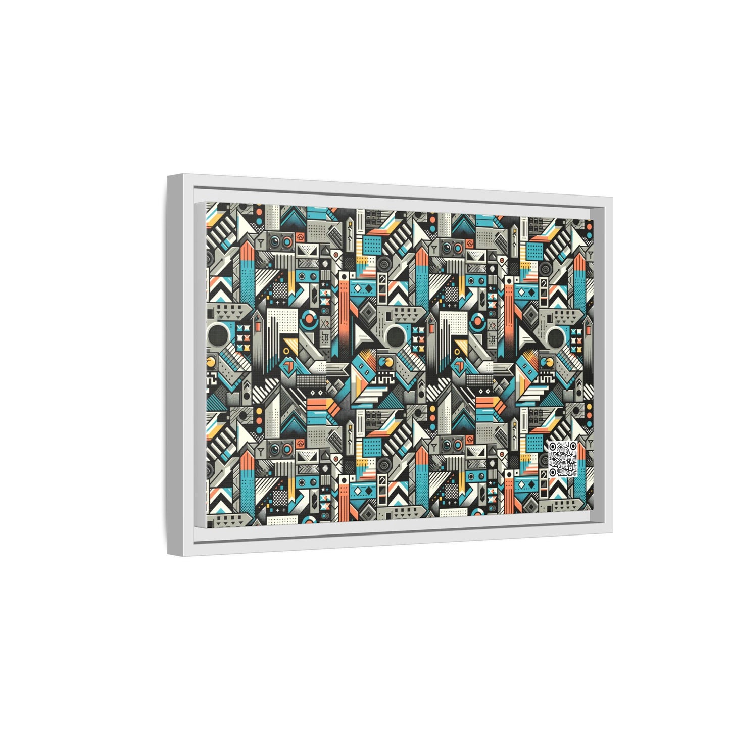 Digital Street Art Urban Street Style Matte Canvas, Framed (multi-color) - 8404 Design-81 B