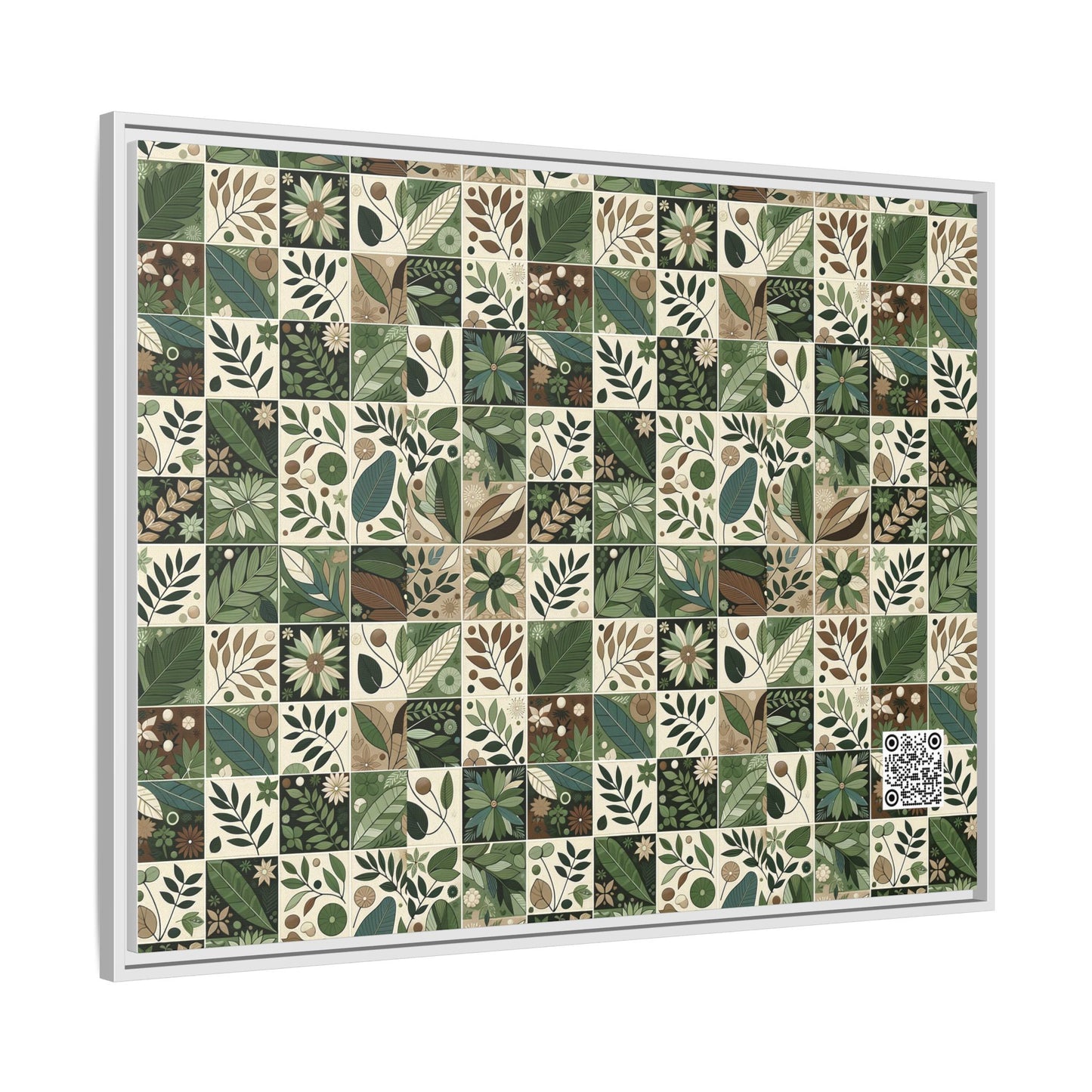 Streetwear Sustainability Environmentally Conscious Streetwear with a Natural Aesthetic Matte Canvas, Framed (multi-color) - 8404 Design-57 A