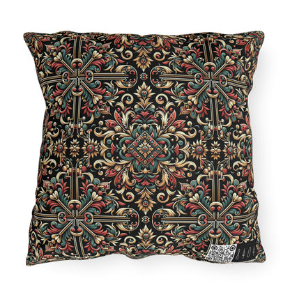 Streetwear Renaissance Artistic Clash of Old and New Outdoor Pillow - 8404 Design-46