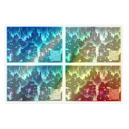 Tech Noir Graphics Futuristic Cyberpunk Sticker Sheets - 8404 Design-56