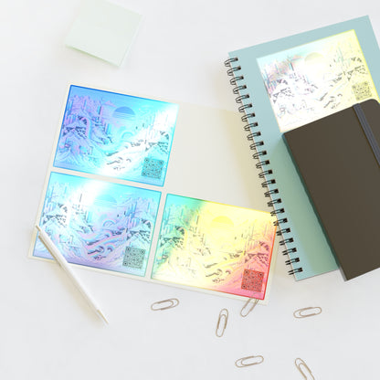 Digital Dreamland Whimsical and Nostalgic Streetwear With a Digital Twist Sticker Sheets - 8404 Design-59