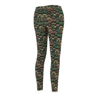 Neo-Dandyism Modern Dandy Streetwear Women's Cut & Sew Casual Leggings - 8404 Design-54
