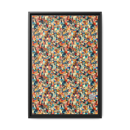 Digital Artistic Expression Artistic Streetwear Matte Canvas, Framed (multi-Color) - 8404 Design-46 B