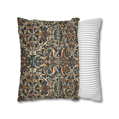 Urban Renaissance Historical Fusion With Street Edge Faux Suede Square Pillowcase - 8404 Design-59
