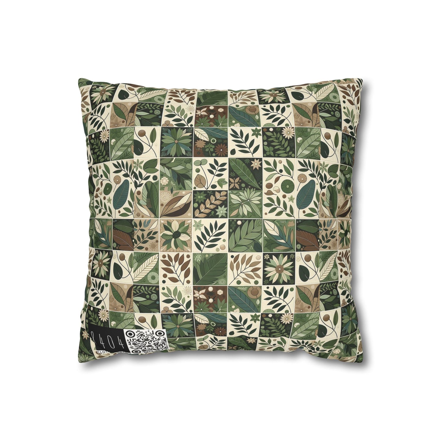 Streetwear Sustainability Environmentally Conscious Streetwear with a Natural Aesthetic Faux Suede Square Pillowcase - 8404 Design-57