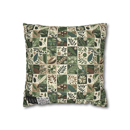 Streetwear Sustainability Environmentally Conscious Streetwear with a Natural Aesthetic Faux Suede Square Pillowcase - 8404 Design-57