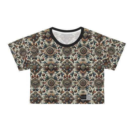 Neo-Dandyism Modern Dandy Streetwear Crop Tee - 8404 Design-51