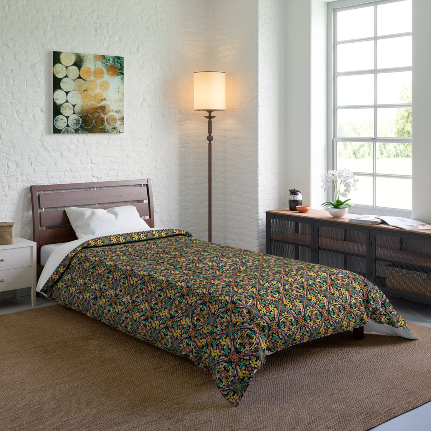 Neon Pop Art Revival Pop Culture Retro Comforter - 8404 Design-59