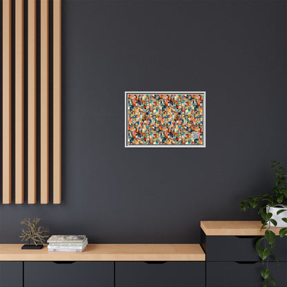 Digital Artistic Expression Artistic Streetwear Matte Canvas, Framed (multi-Color) - 8404 Design-46 B