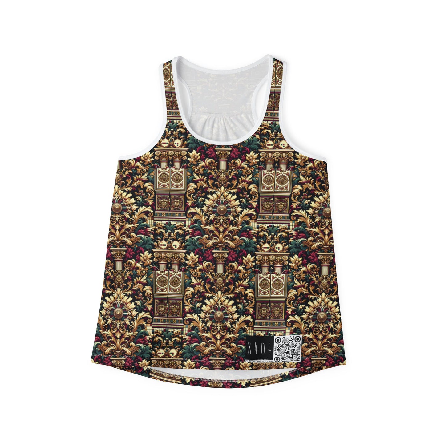 Digital Renaissance Modern Baroque Fusion Women's Tank Top - 8404 Design-57