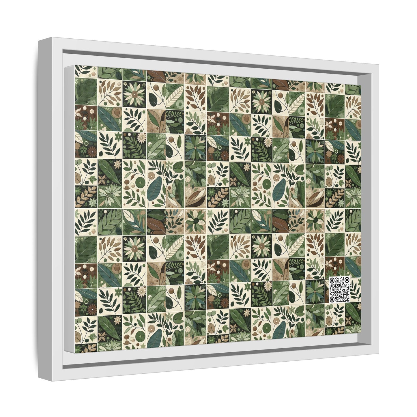 Streetwear Sustainability Environmentally Conscious Streetwear with a Natural Aesthetic Matte Canvas, Framed (multi-color) - 8404 Design-57 A