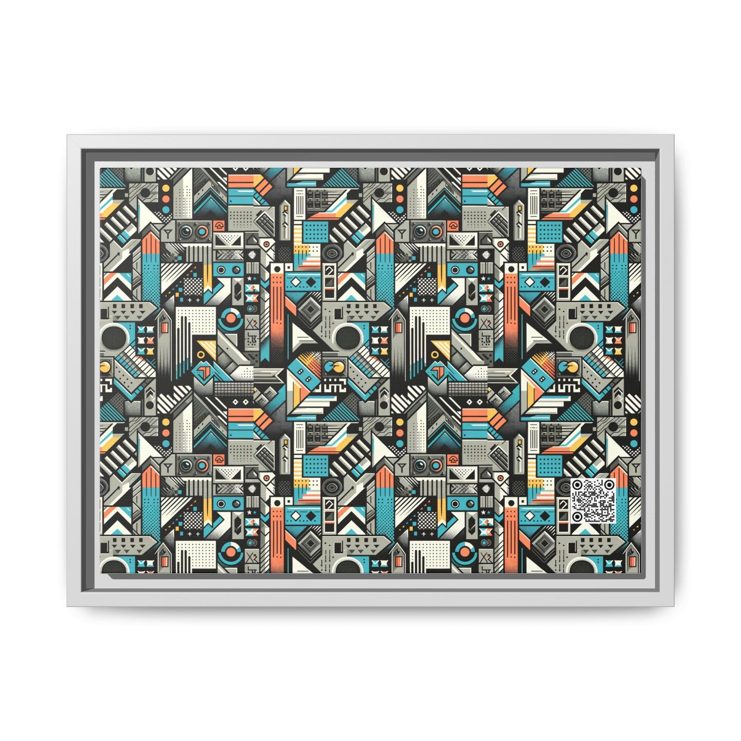 Digital Street Art Urban Street Style Matte Canvas, Framed (multi-color) - 8404 Design-81 A
