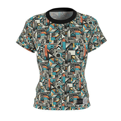 Digital Street Art Urban Street Style Women's Cut & Sew Tee - 8404 Design-81