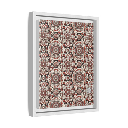 Neo Jomon Sculptural Aesthetics Artisanal Streetwear Matte Canvas, Framed (multi-Color) - 8404 Design-55 A