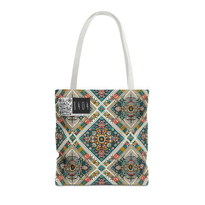 Cultural Fusion Tech Blend of Cultural Heritage With Tech-Inspired Elements Tote Bag - 8404 Design-64