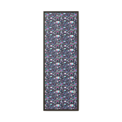 Digital Rebellion Youthful Streetwear with a Rebellious Digital Twist Matte Canvas, Framed (multi-color) - 8404 Design-71 B