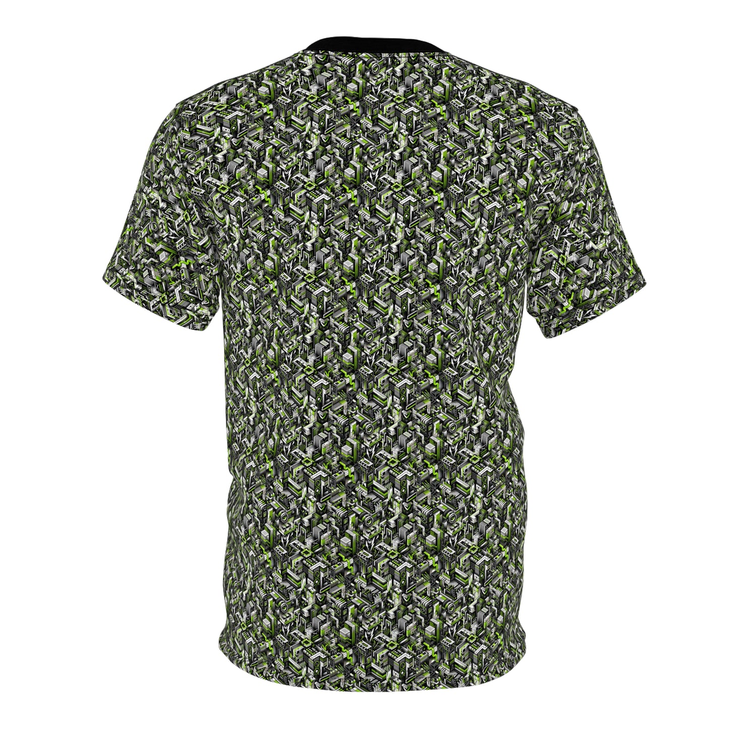 Graffiti Tech Fusion Bold Streetwear Fusion Unisex Cut & Sew Tee - 8404 Design-53