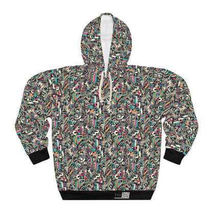 Digital Street Art Urban Street Style Pullover Hoodie - 8404 Design-74