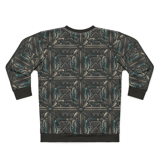 Tech Noir Futuristic Tech Aesthetic with a Dark Twist Sweatshirt - 8404 Design-59