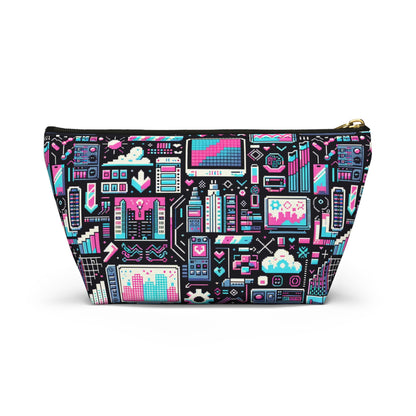 Digital Rebellion Youthful Streetwear with a Rebellious Digital Twist Accessory Pouch W T-bottom - 8404 Design-71