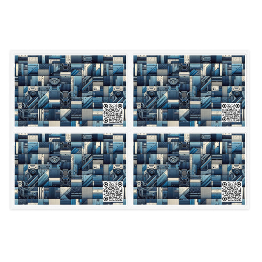 Tech-Inspired Utility Tech-Forward Streetwear With Utilitarian Edge Sticker Sheets - 8404 Design-44