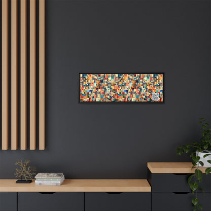 Digital Artistic Expression Artistic Streetwear Matte Canvas, Framed (multi-Color) - 8404 Design-46 B
