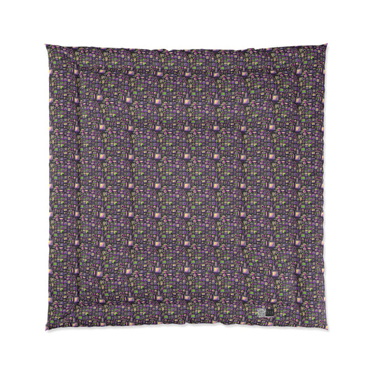 Digital Nostalgia Remix Modern Vintage Fusion Comforter - 8404 Design-67