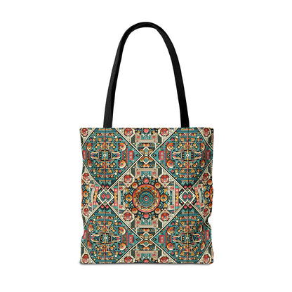 Cultural Fusion Tech Blend of Cultural Heritage With Tech-Inspired Elements Tote Bag - 8404 Design-74