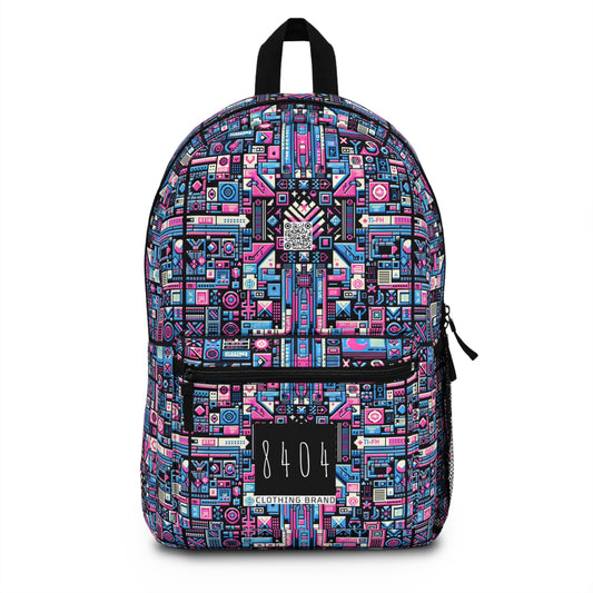Digital Rebellion Youthful Streetwear with a Rebellious Digital Twist Backpack - 8404 Design-65