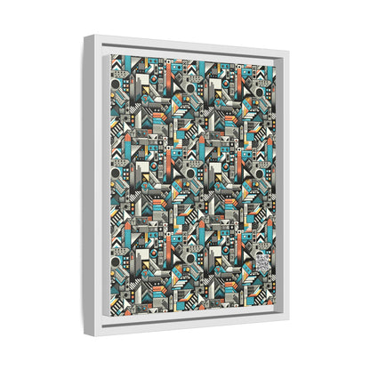 Digital Street Art Urban Street Style Matte Canvas, Framed (multi-color) - 8404 Design-81 A