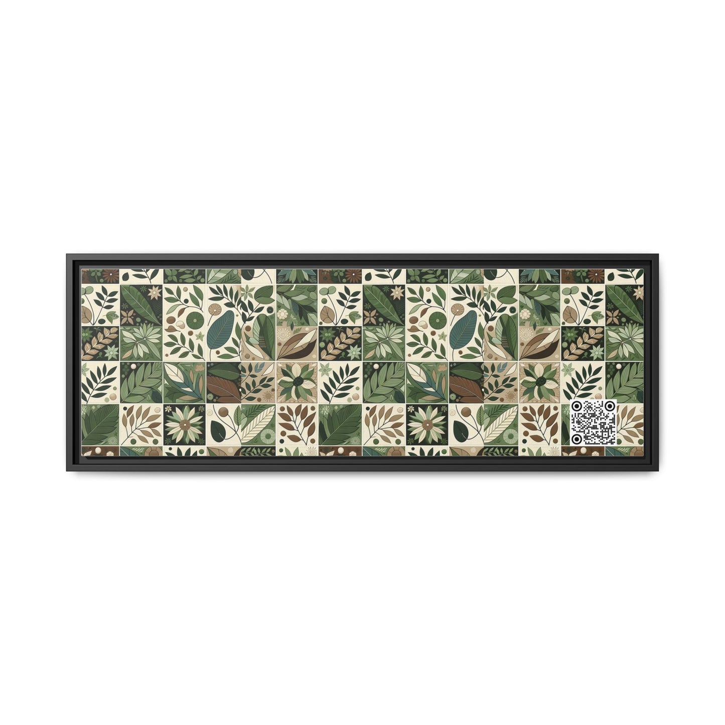 Streetwear Sustainability Environmentally Conscious Streetwear with a Natural Aesthetic Matte Canvas, Framed (multi-color) - 8404 Design-57 B