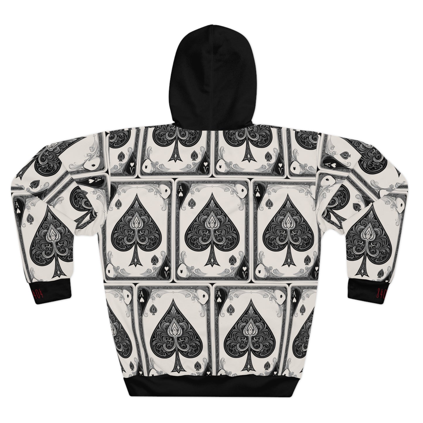 "Ace of Spades" 8404 Fashion Pullover Hoodie