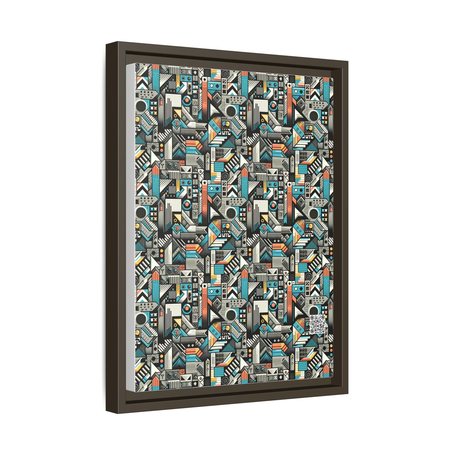Digital Street Art Urban Street Style Matte Canvas, Framed (multi-color) - 8404 Design-81 A