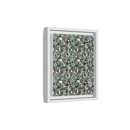 Digital Street Art Urban Street Style Matte Canvas, Framed (multi-color) - 8404 Design-81 B